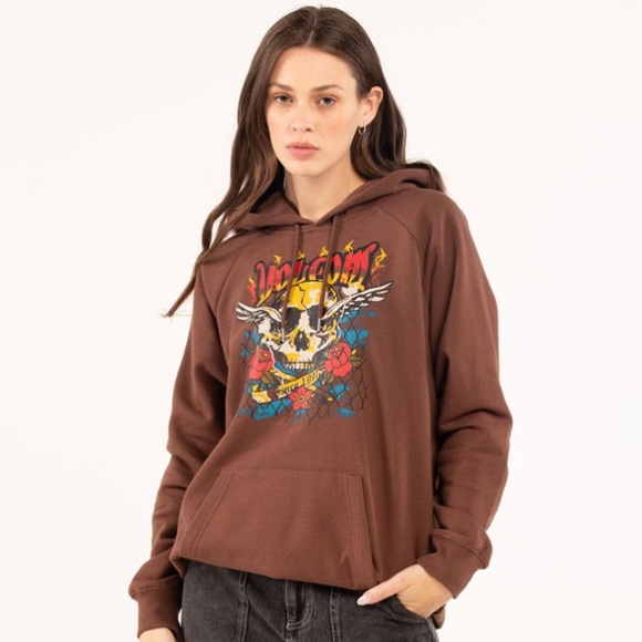 NWT Volcom Truly Stoked Oversized Hoodie - Picture 3 of 6